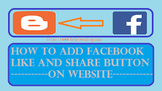 blogspot website blogger like and share button
